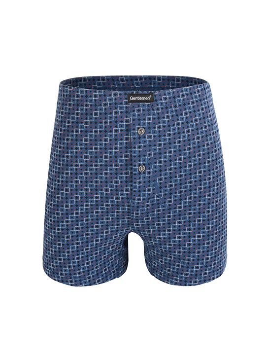

Трусы мужские Gentlemen боксеры синие XXXXL, Синий, боксеры