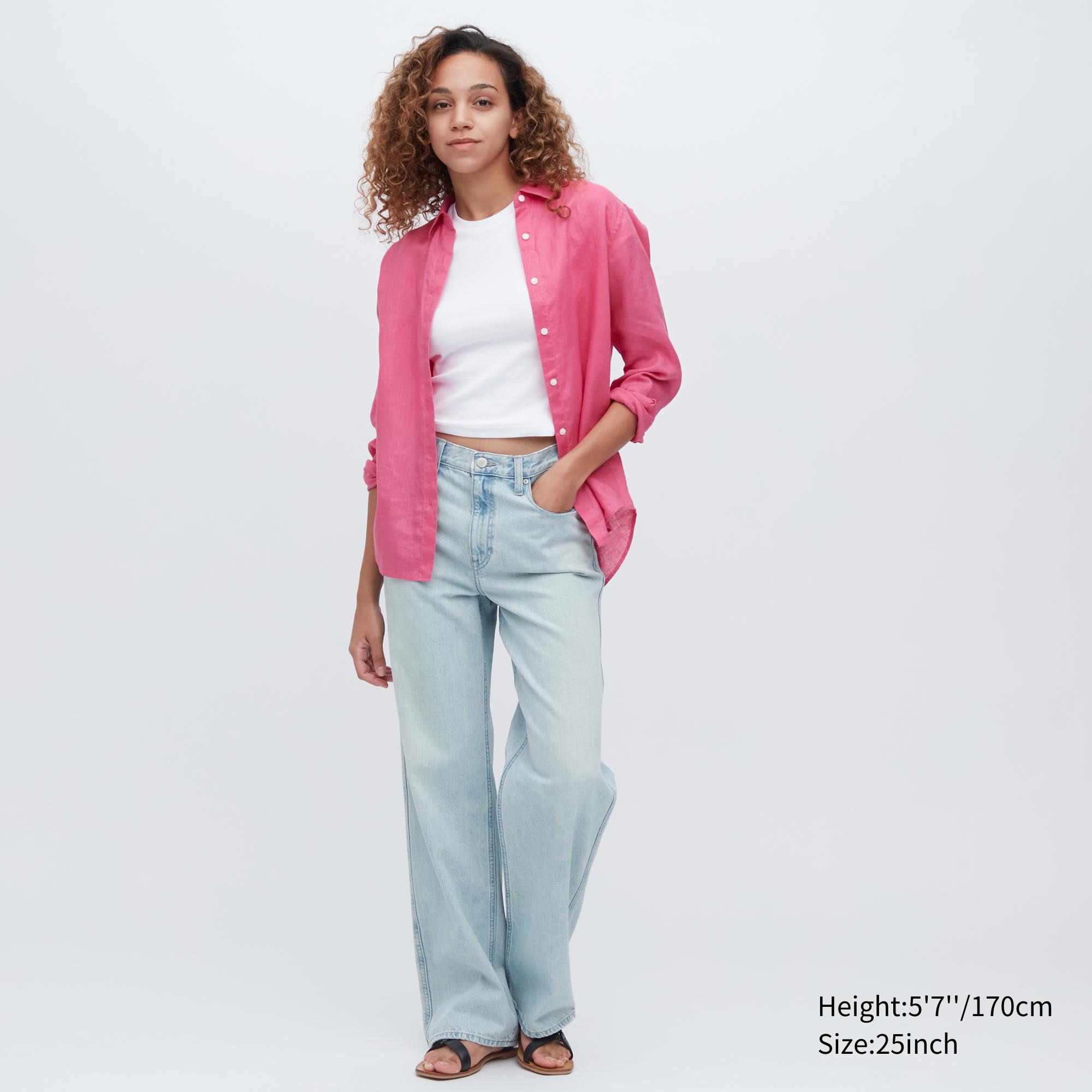 Джинсы женские UNIQLO 454350COL63 голубые 32/29 (доставка из-за рубежа)