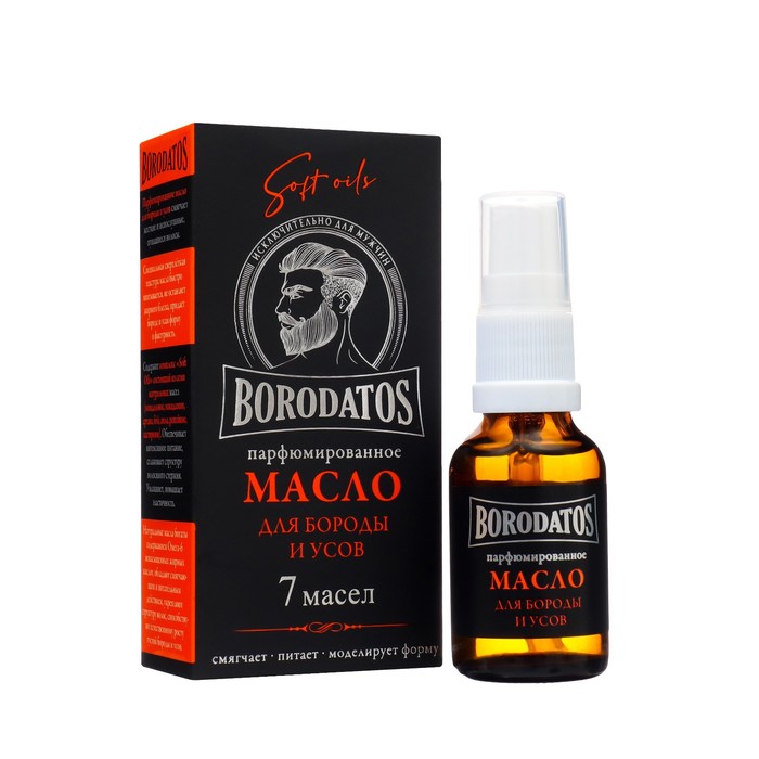 Borodatos Парфюмированное масло для бороды и усов Borodatos, 25 мл