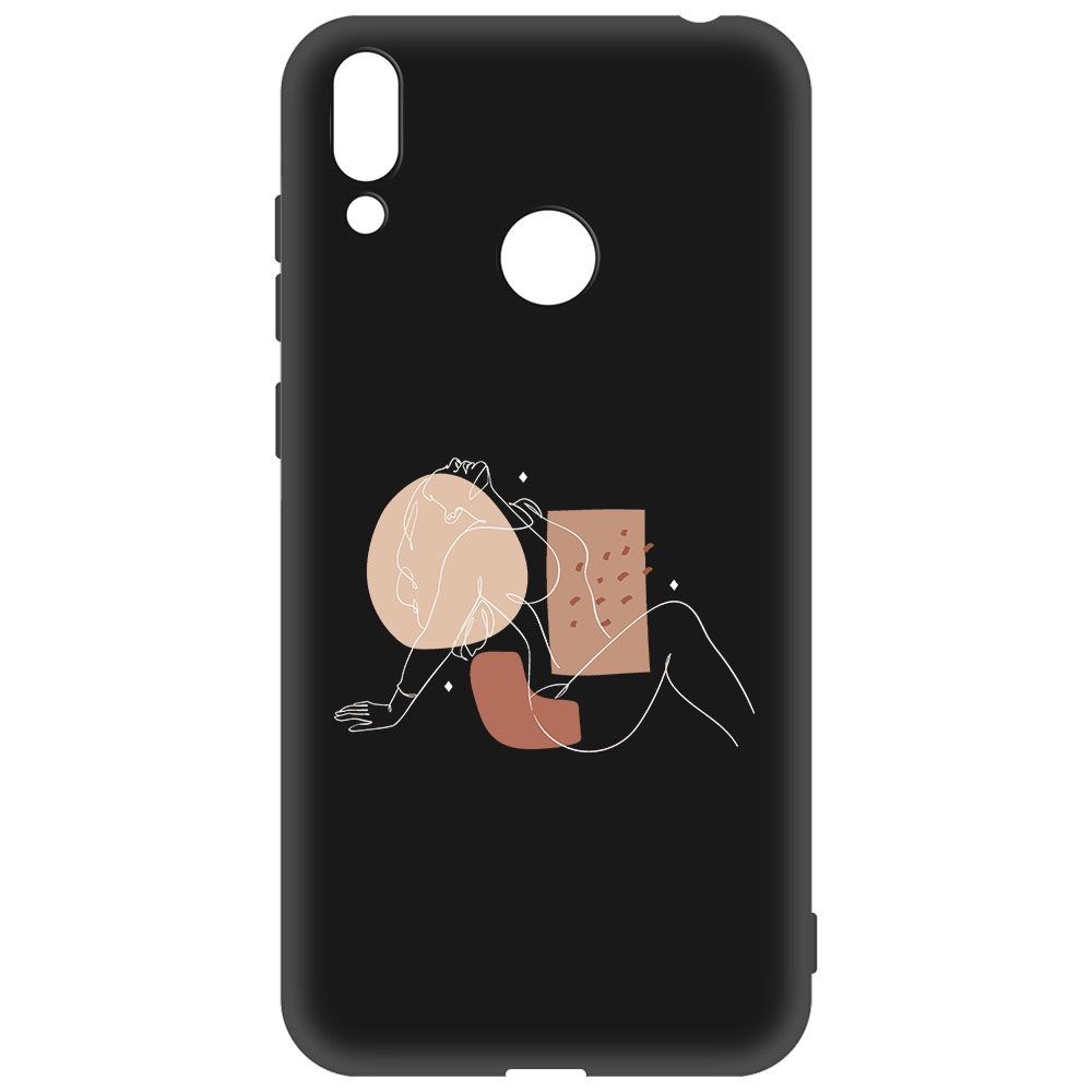 

Чехол-накладка Krutoff Soft Case Чувственность для Huawei Y7 (2019) черный