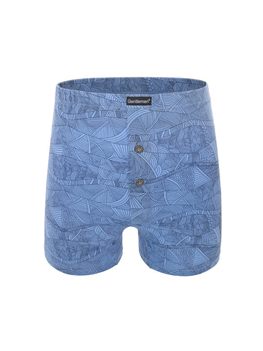 

Трусы мужские Gentlemen боксеры голубые XXL, Голубой, боксеры