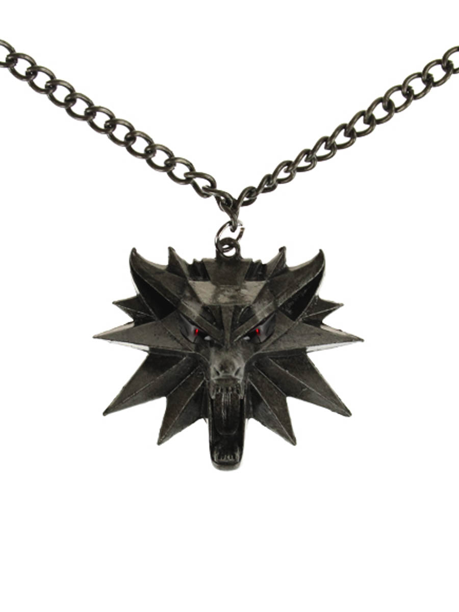 Кулон медальон StarFriend Ведьмак Witcher металл 5х4,3 см на цепочке 49 см
