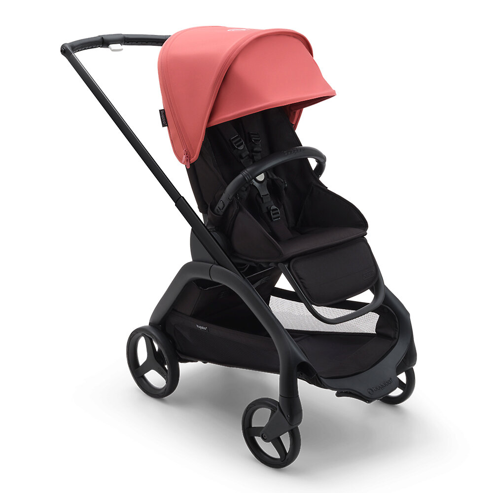 Прогулочная коляска Bugaboo Dragonfly Black, цвет Black / Sunrise Red