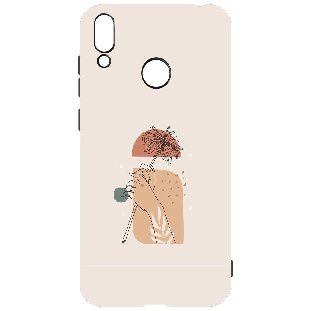 

Чехол-накладка Krutoff Soft Case Романтика для Huawei Y7 (2019) черный