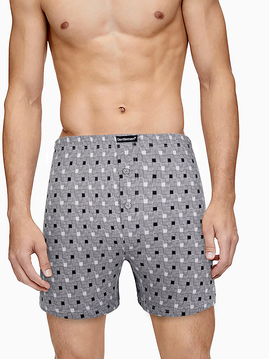 

Трусы мужские Gentlemen боксеры серые XXL, Серый, боксеры
