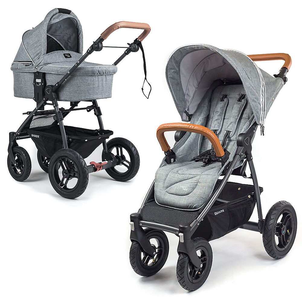 

Коляска 2в1 Valco Baby Quad X, цвет Tailormade Grey Marle, Quad X