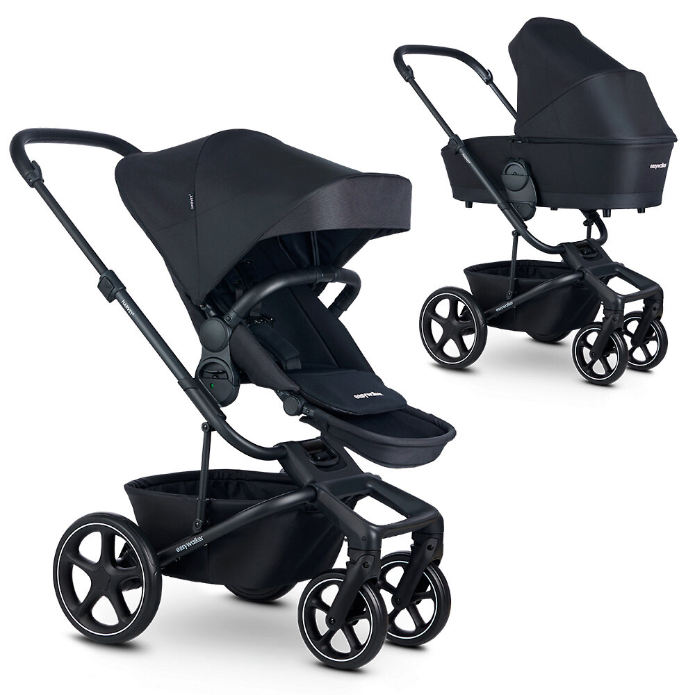 

Коляска 2в1 Easywalker Harvey 5, цвет Midnight Black, Harvey 5