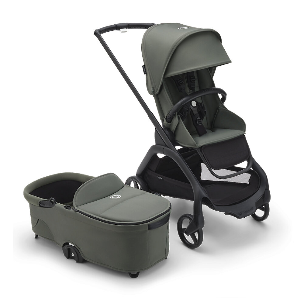 Коляска 2в1 Bugaboo Dragonfly Black, цвет Forest Green