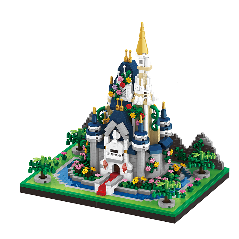 Конструктор 3D из миниблоков Balody Замок принцессы 1165 элементов - BA18458 конструктор пластиковый sluban волшебный замок принцессы