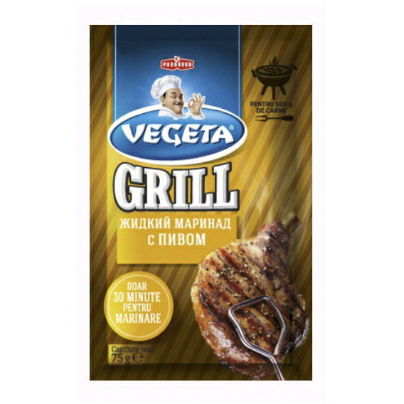 

Маринад Vegeta для гриля с пивом жидкий 75 г