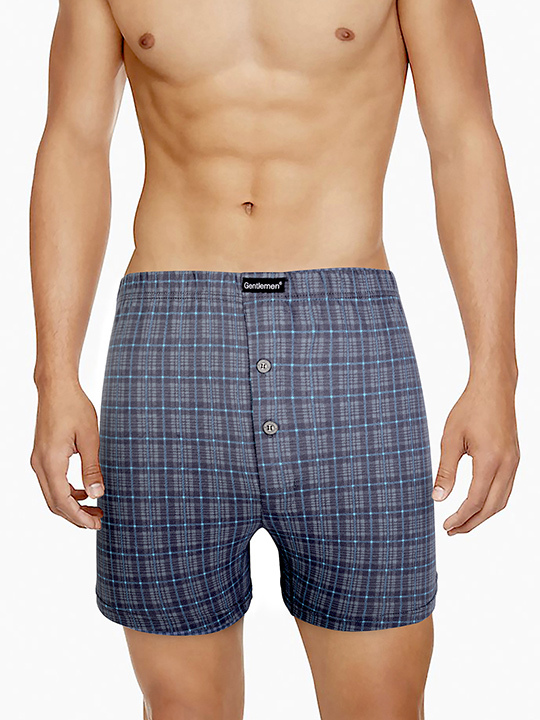 

Трусы мужские Gentlemen боксеры серые XXL, Серый, боксеры