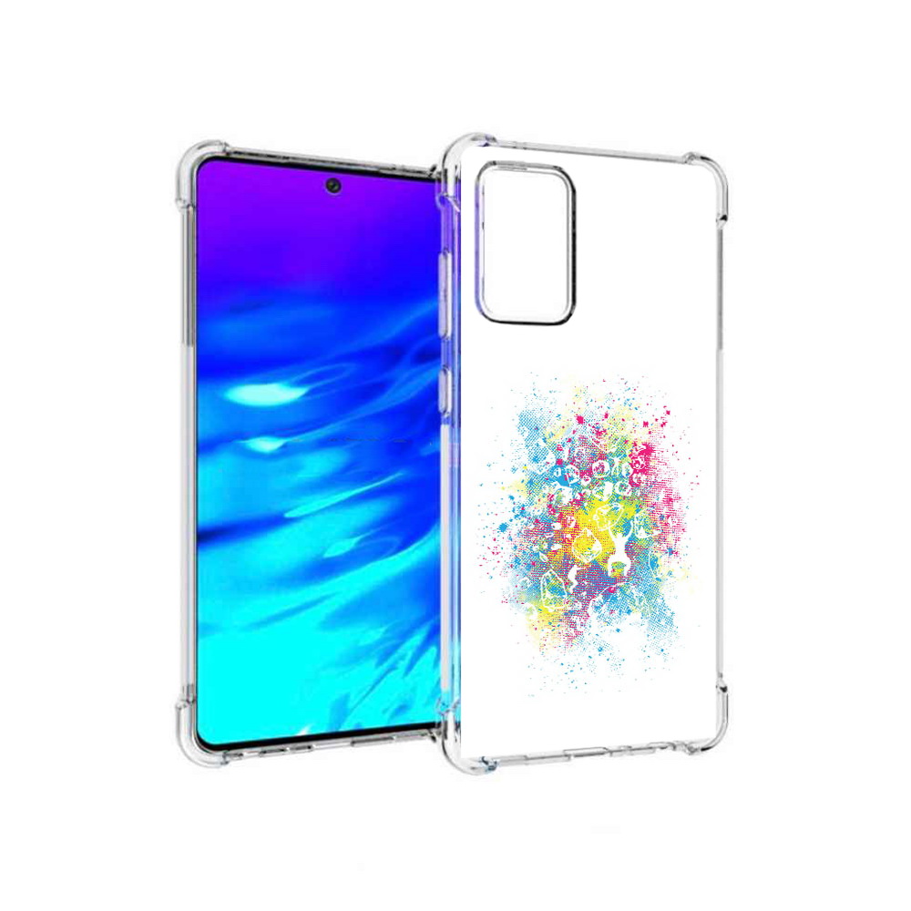

Чехол MyPads Tocco для Samsung Galaxy A72 акварель абстракция (PT158633.553.214), Прозрачный, Tocco