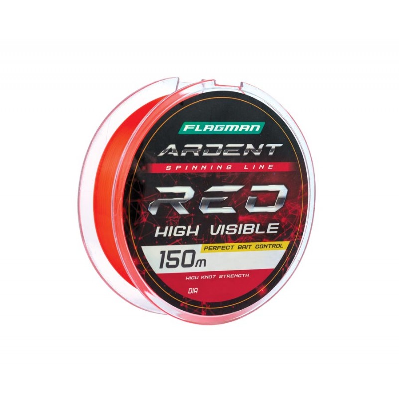 Леска FLAGMAN Ardent Red 150м 0,30мм 11,8кг/26lb