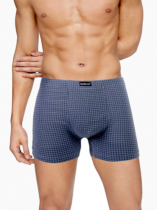

Трусы мужские Gentlemen боксеры синие XXXXL, Синий, боксеры