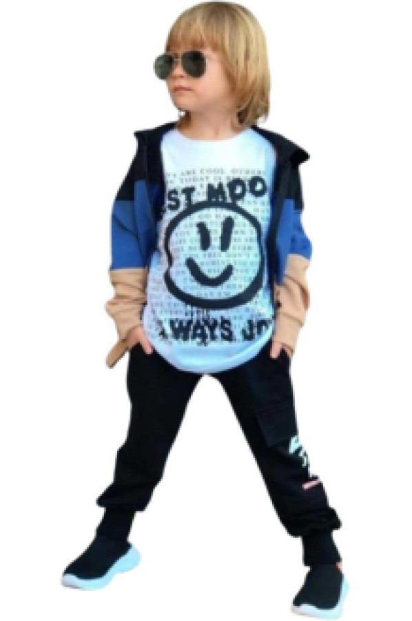 

Спортивный костюм Ricco Tarz р. 6-7 лет Черный, 4220408002 (доставка из-за рубежа), 4220408002