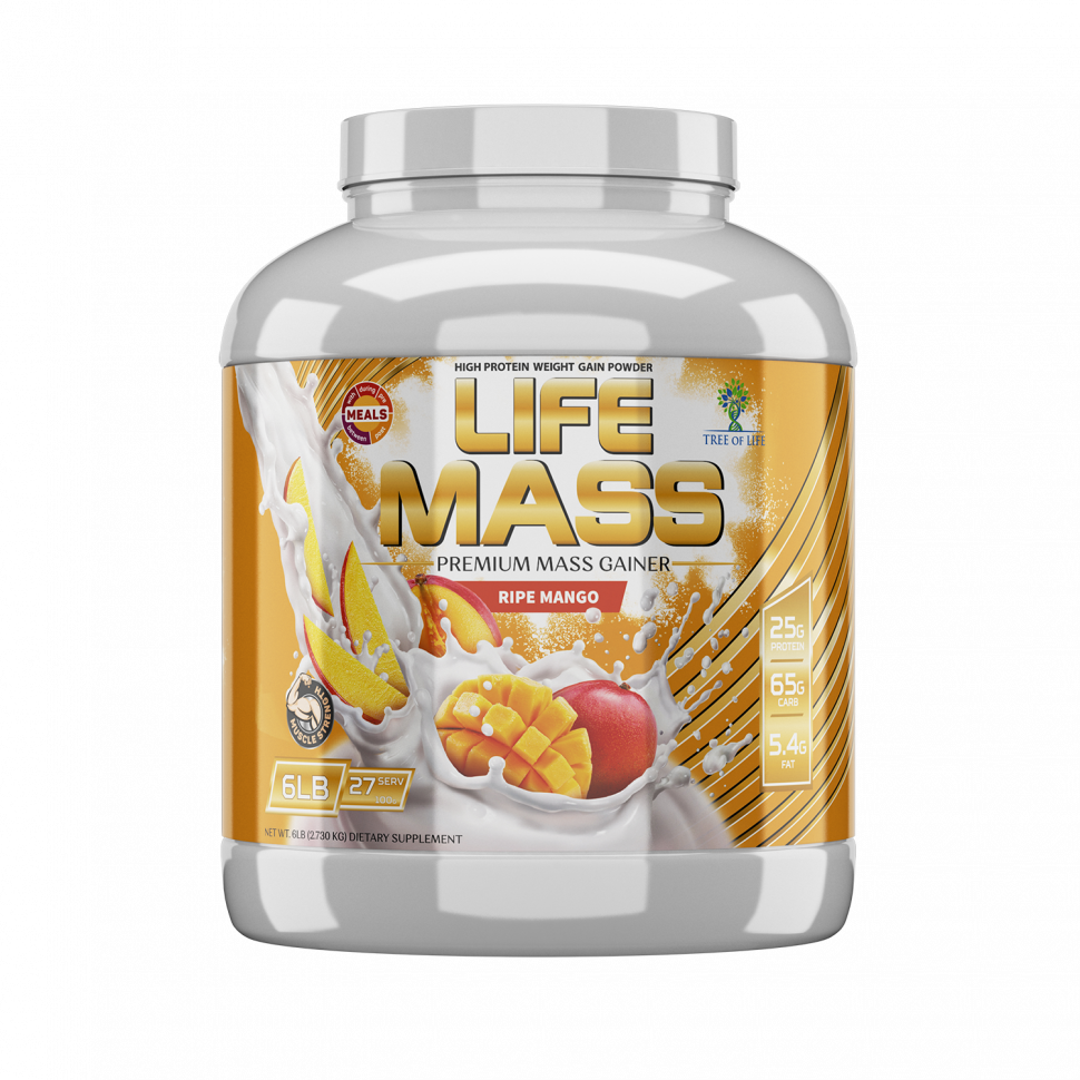

гейнер Tree of Life LIFE MASS 2730 г Mango, Tree of Life LIFE MASS 2730 г Mango
