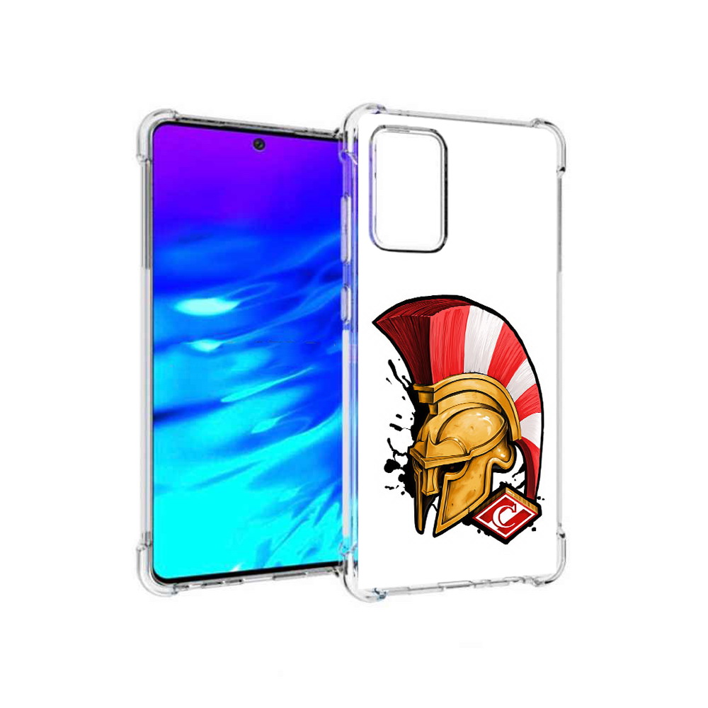 

Чехол MyPads Tocco для Samsung Galaxy A72 ФК спартак шлем (PT158633.553.185), Прозрачный, Tocco
