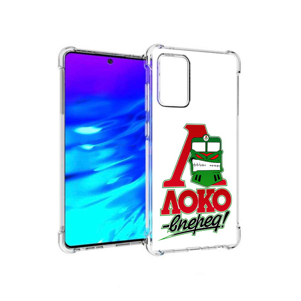 

Чехол MyPads Tocco для Samsung Galaxy A72 ФК локо вперед (PT158633.553.181), Прозрачный, Tocco