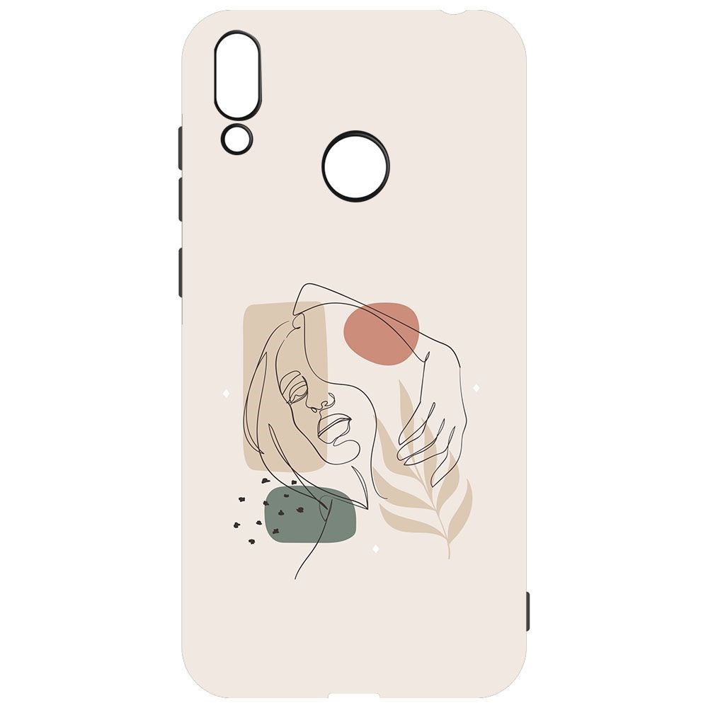 

Чехол-накладка Krutoff Soft Case Грациозность для Huawei Y7 (2019) черный
