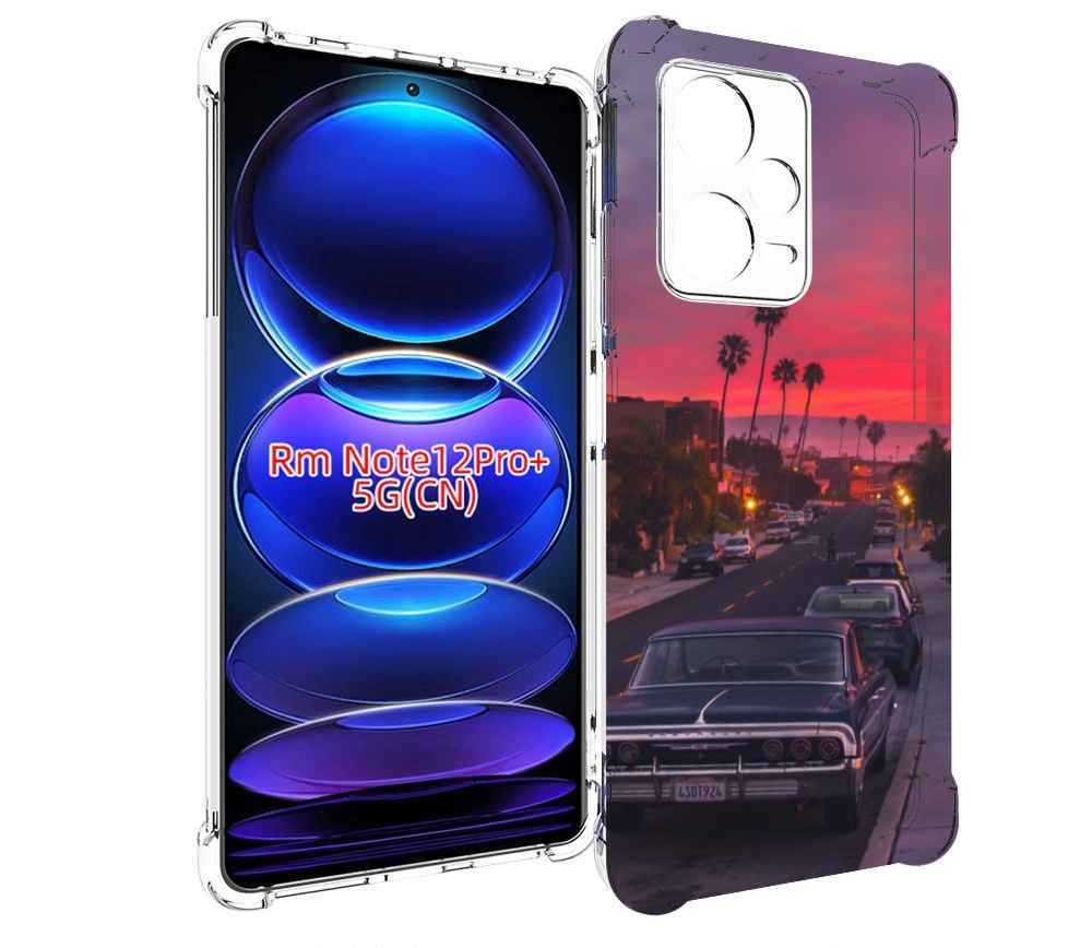 

Чехол MyPads красивая дорога америки для Xiaomi Redmi Note 12 Pro + Plus, Прозрачный, Tocco