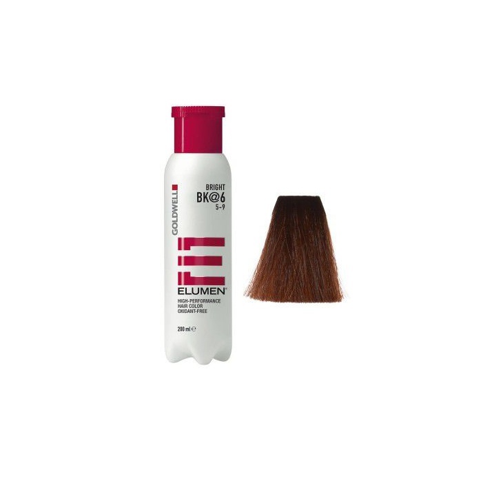 

Краска для волос Goldwell Elumen BK@6 коричнево-медный 200мл, Коричневый