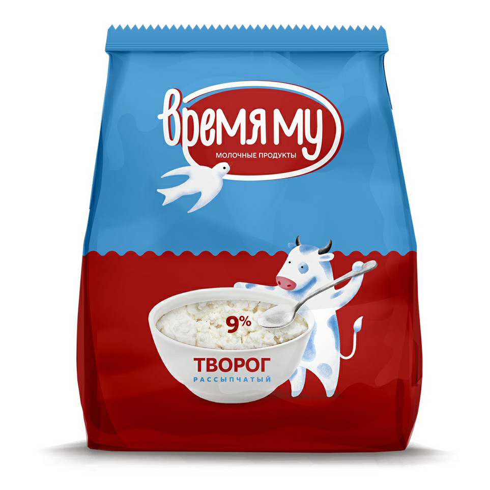 

Творог Время Му 9% БЗМЖ 500 г