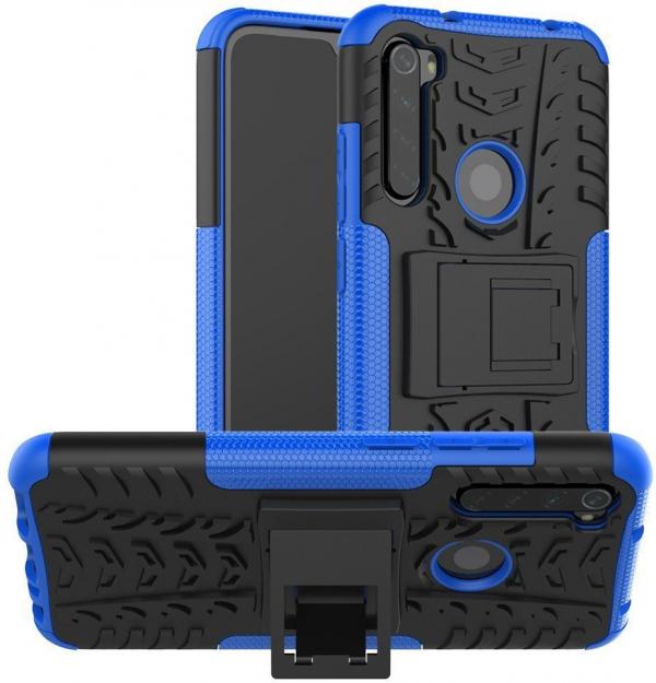 фото Чехол gsmin hybrid case для xiaomi redmi note 8 (синий)