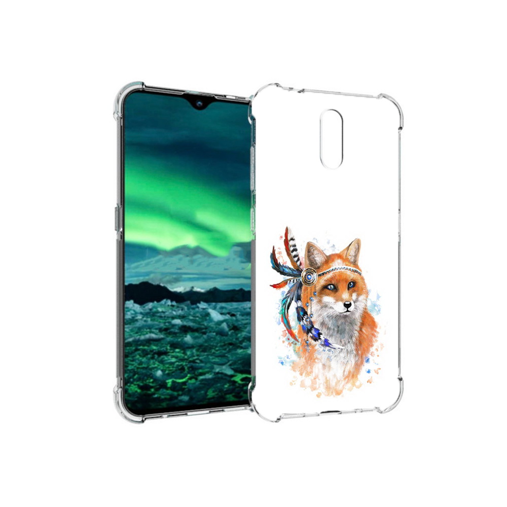

Чехол MyPads Tocco для Nokia 2.3 инду лиса (PT142254.97.377), Прозрачный, Tocco