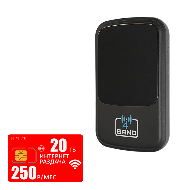 

Мобильный роутер Olax 4BAND M2 (router-m2-mtc-20gb-pro-sb), Черный, 4BAND M2