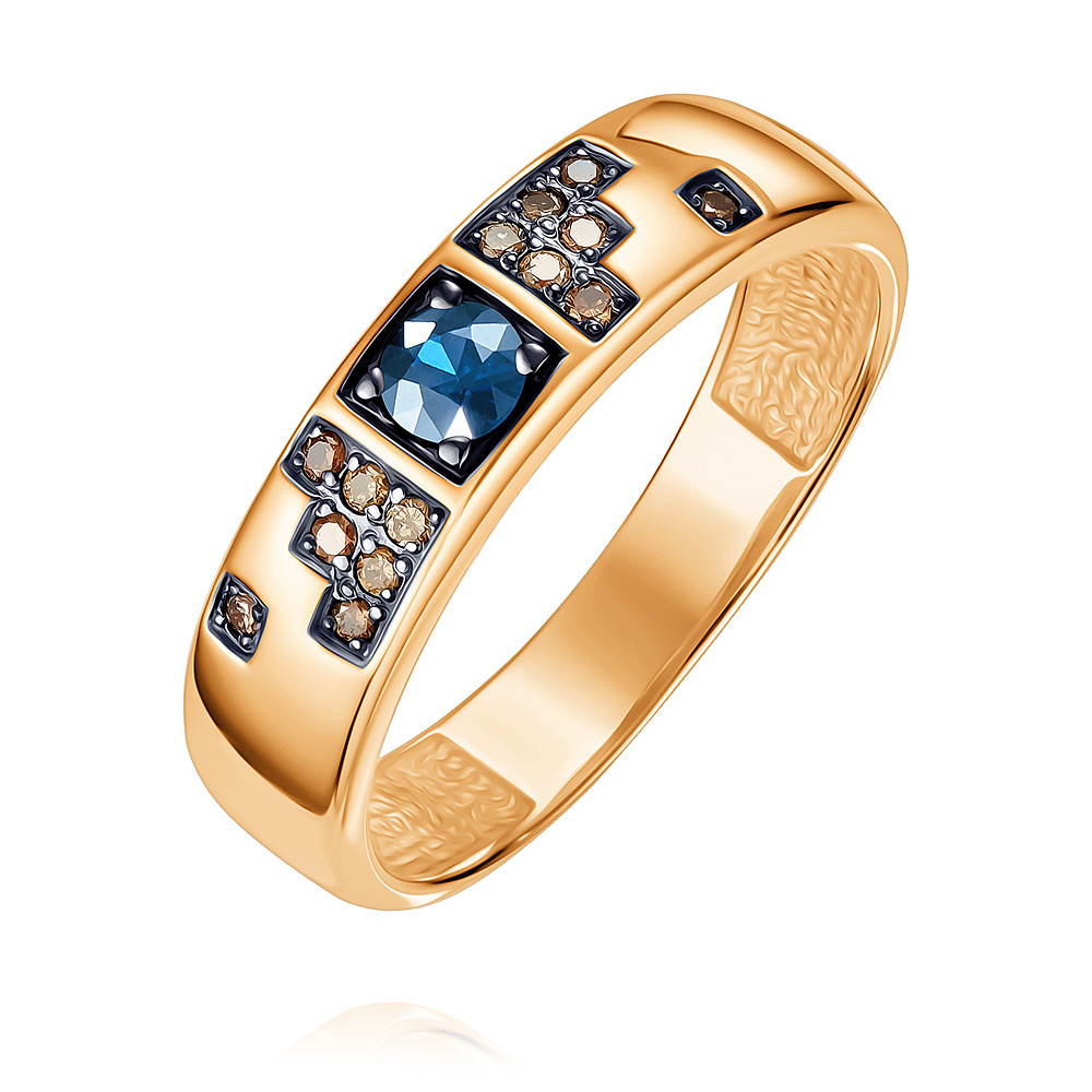 

Кольцо из золота р.  ADAMAS 1455796/01-А50Д-432, сапфир\бриллиант, 1455796/01-А50Д-432
