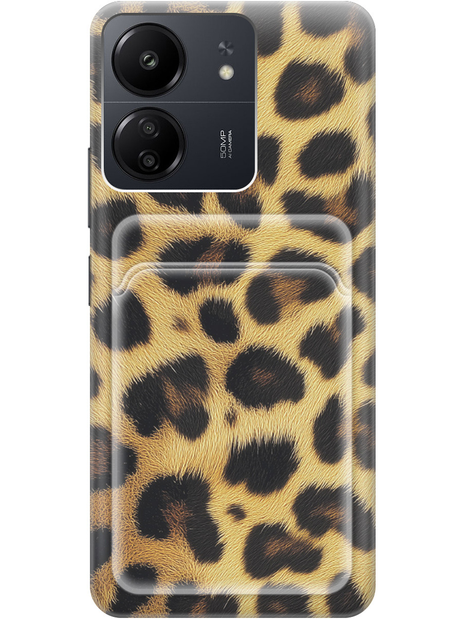 

Силиконовый чехол на Xiaomi Redmi 13C / Poco C65 с принтом с карманом для карты 829282, Прозрачный;желтый;черный, 777767732