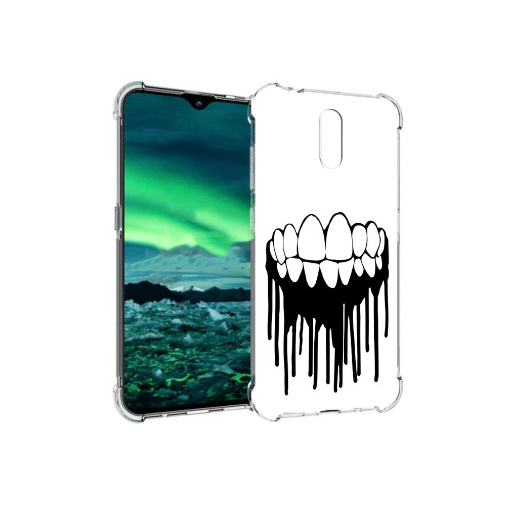 

Чехол MyPads Tocco для Nokia 2.3 зубы (PT142254.97.372), Прозрачный, Tocco