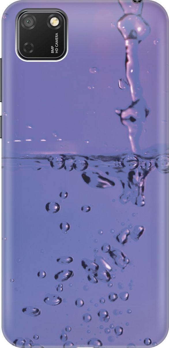 

Чехол на Honor 9S/Huawei Y5P с принтом "Капли на сиреневом", Синий;фиолетовый, 6419