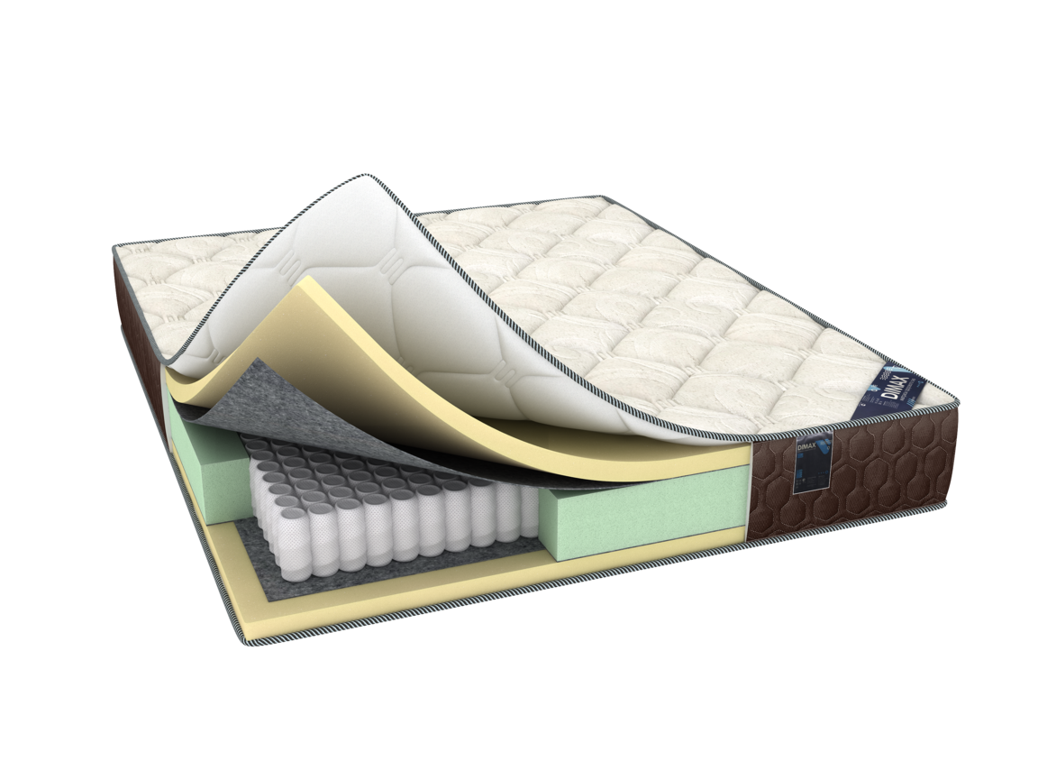 

Матрас ортопедический пружинный DIMAX Элемент Мемо лайт 190х200, Белый, Элемент Мемо лайт