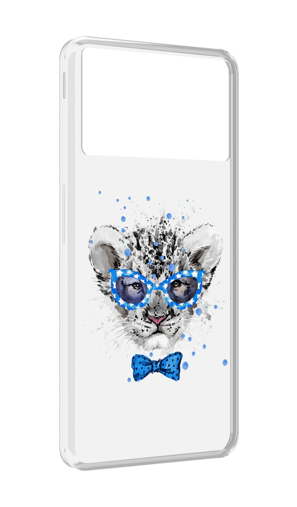 Чехол MyPads тигренок с бабочкой для ZTE Nubia Z40S Pro