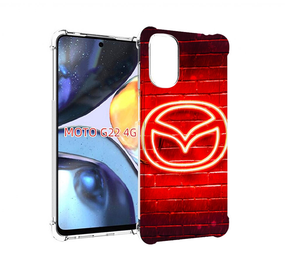 

Чехол MyPads Мазда для Motorola Moto G22 4G, Прозрачный, Tocco