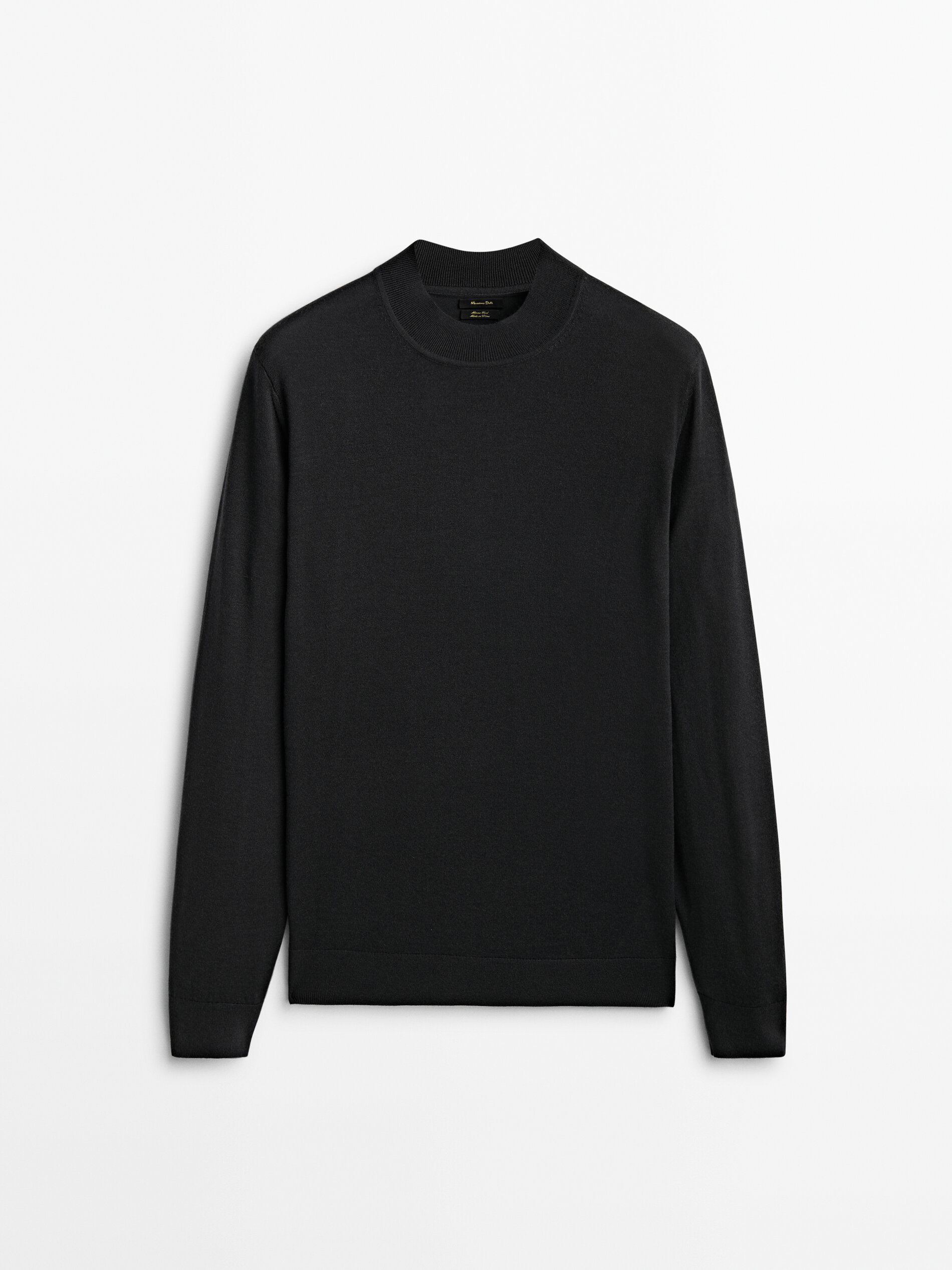 

Джемпер мужской Massimo Dutti 00971420800 черный XL, 00971420800
