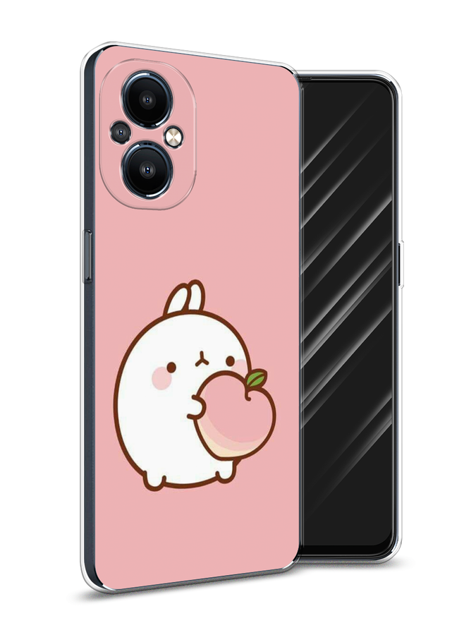 

Чехол Awog на OnePlus Nord N20 5G / ВанПлас Норд N20 5G "Кролик с персиком", Разноцветный, 152550-1