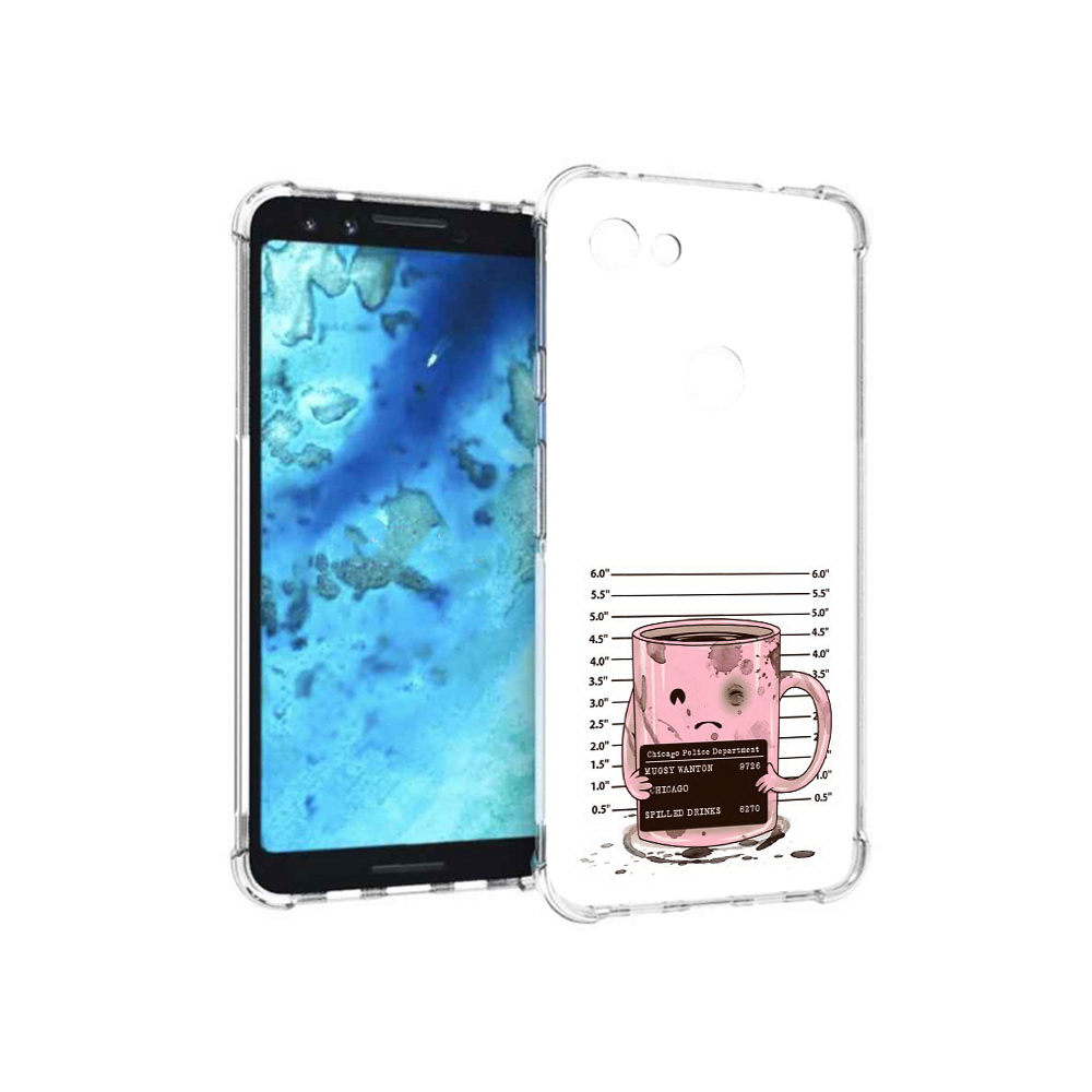 

Чехол MyPads Tocco для Google Pixel 3 кружка, Прозрачный, Tocco