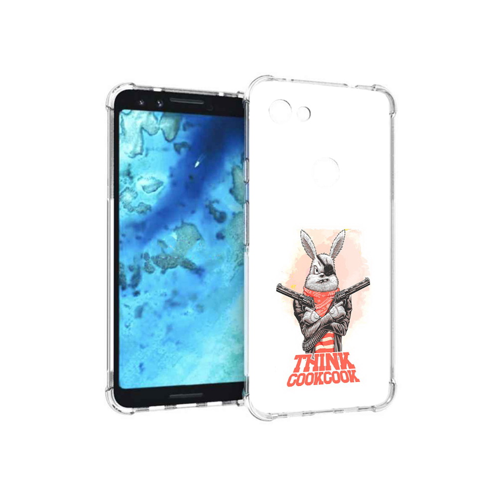 

Чехол MyPads Tocco для Google Pixel 3 кролик пират, Прозрачный, Tocco