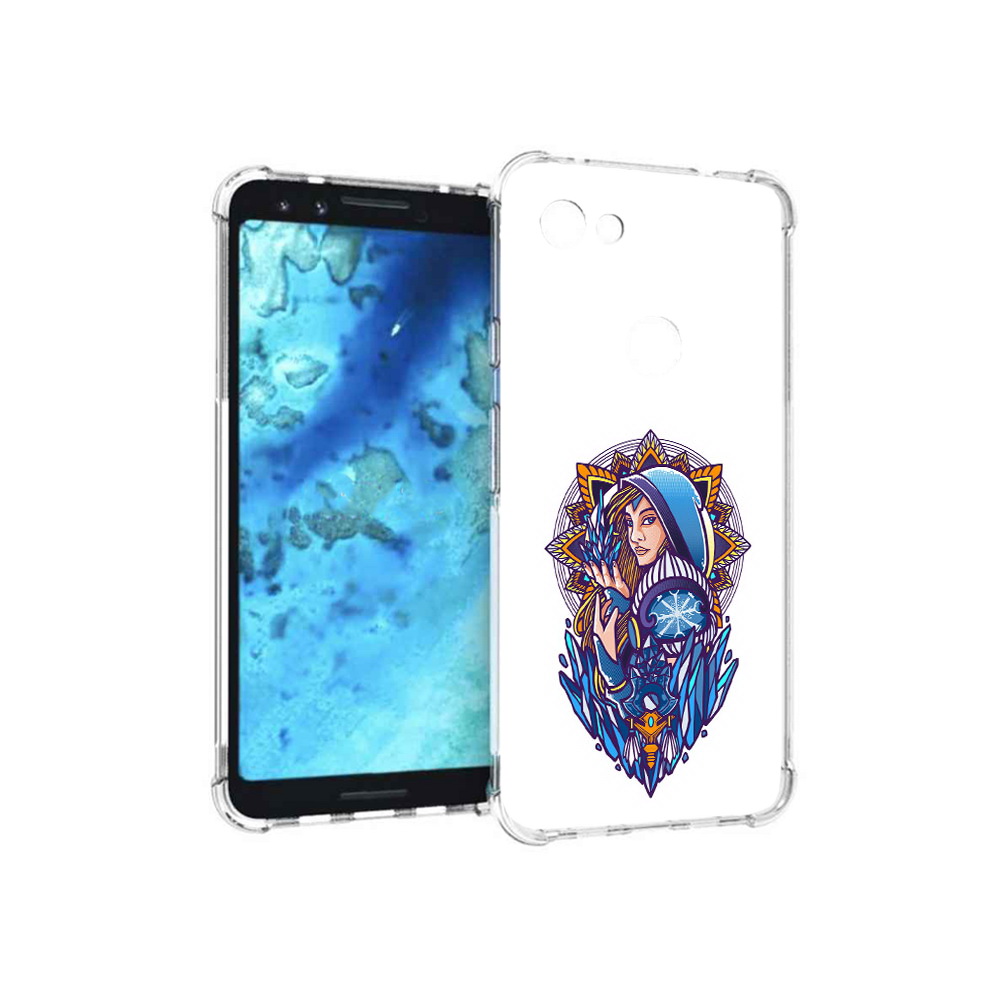 

Чехол MyPads Tocco для Google Pixel 3 кристал мейден дота 2, Прозрачный, Tocco