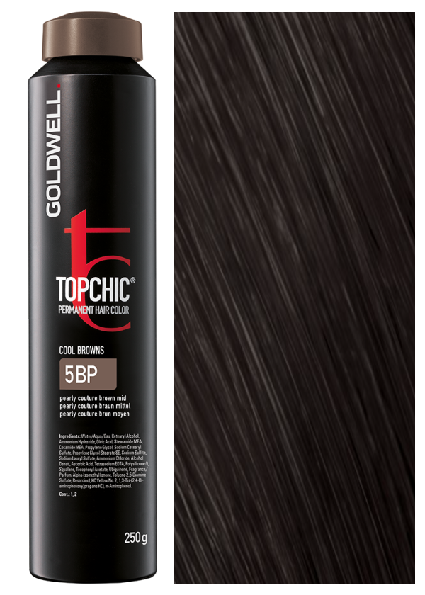 Краска для волос Goldwell Topchic 5BP жемчужный темный шоколад 250мл