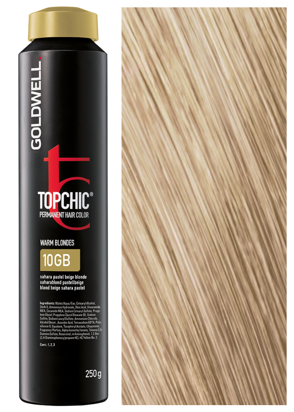 Краска для волос Goldwell Topchic 10GB песочный пастельно-бежевый 250мл гель лак tnl professional 8 чувств 025 пастельно розовый