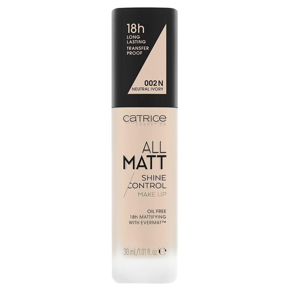 фото Тональная основа catrice all matt shine control make up 002 n neutral ivory