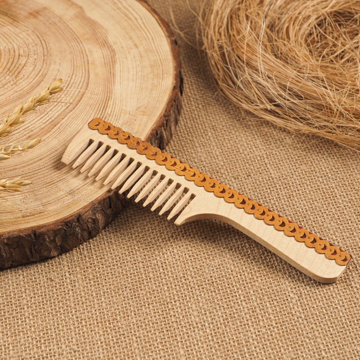 

Расческа Резьба, береста, 18,5х4,5 см