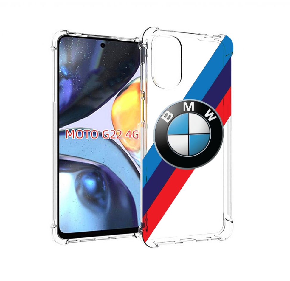 

Чехол MyPads Лого-BMW мужской для Motorola Moto G22 4G, Прозрачный, Tocco