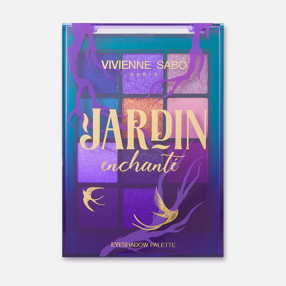 Палетка теней для век VIVIENNE SABO Jardin Enchante №01, 12 г мир волшебных сказок изумрудные сказки с упражнениями