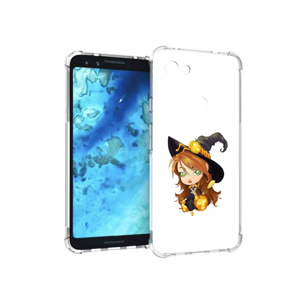 

Чехол MyPads Tocco для Google Pixel 3 Ведьмочка, Прозрачный, Tocco