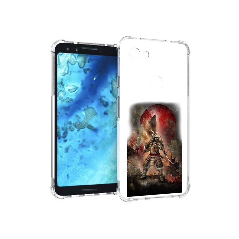 

Чехол MyPads Tocco для Google Pixel 3 китайскийвоин, Прозрачный, Tocco