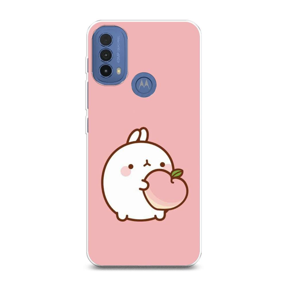 

Чехол Awog на Lenovo K14 Plus/Motorola Moto E20/E30/E40 "Кролик с персиком", Разноцветный, 243550-1